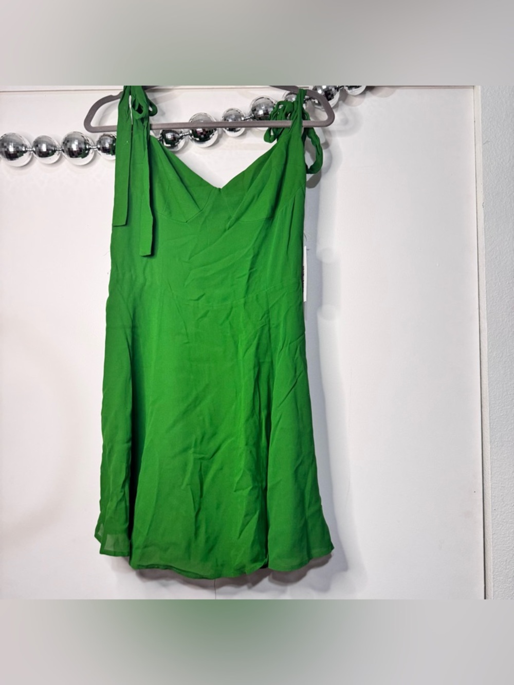 Reformation niara dress kelly green NEW - Picture 5 of 11